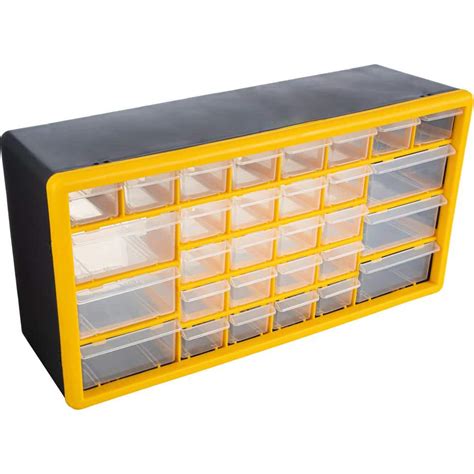 Stalwart 30-Drawer Plastic Small Parts Organizer - Desk or Wall Storage ...