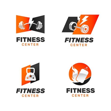 Free Vector | Fitness center logo design template