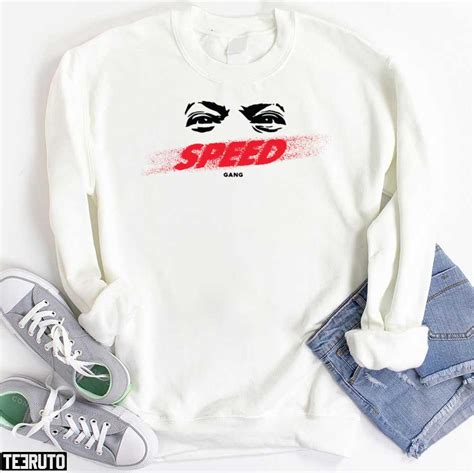 Speed Eyes Tee White Ishowspeed Merch Unisex Hoodie - Teeruto