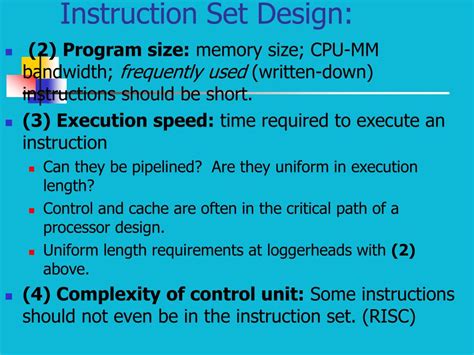 PPT - Lecture 5: Instruction Set Architecture PowerPoint Presentation, free download - ID:5700585