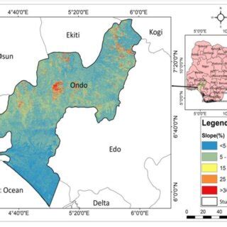 Reclassified slope map of Ondo State | Download Scientific Diagram