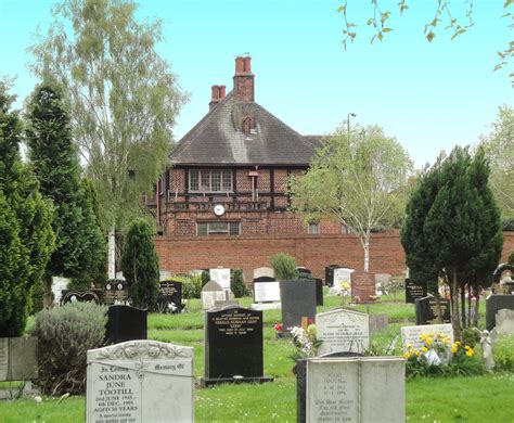 Views of Hammersmith New (Mortlake) Cemetery, London