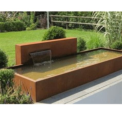 Adezz_Corten Steel Waterfall Wall-Freestanding Wall and Waterblade ...