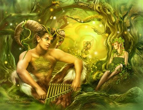 Faun Art Earth Elemental Spirit Forest Spirit Fantasy Art - Etsy