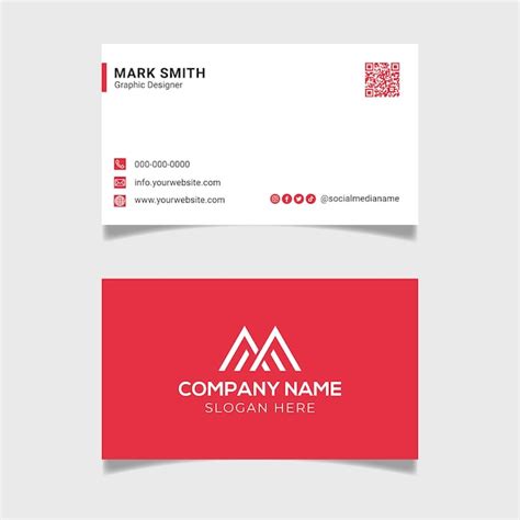 Premium Vector | Minimalist Business Card Design