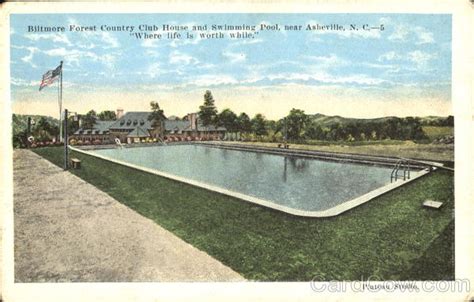 Biltmore Forest Country Club House And Swimming Pool Asheville, NC