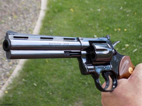 Colt Python 6 Inch Barrel, Blued Finish