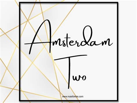 Amsterdam Two Font Free Download