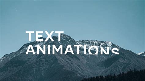 5 Basic & Minimal Text Animations in Adobe After Effects - The GFX