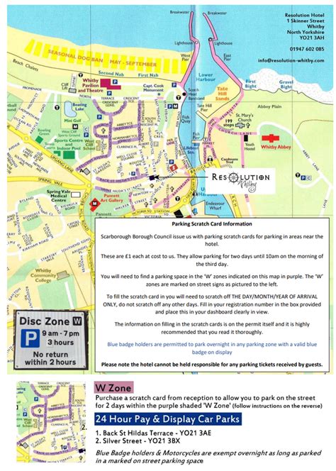 Whitstable Car Park Map