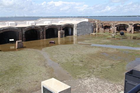 Fort Sumter flooded after Tropical Storm Irma | WCIV
