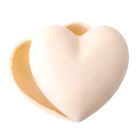 Small White Chocolate Heart Box - Excellence Chocolate