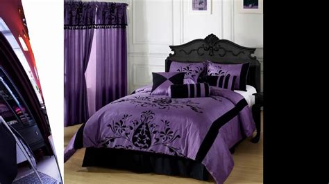 Black and purple bedroom ideas - YouTube