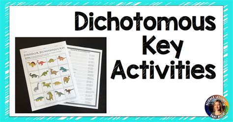 Dichotomous Keys Lesson Ideas - Science Lessons That Rock