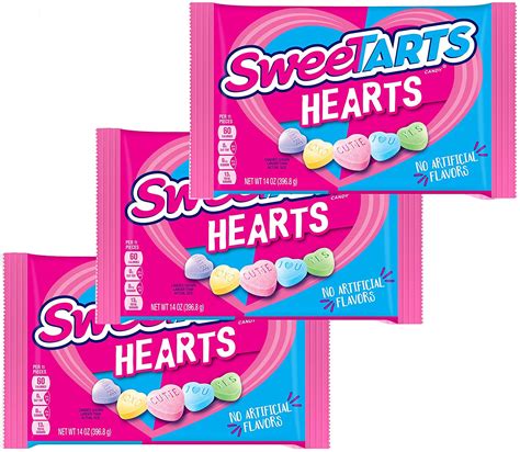 SweeTARTS + Sweetarts Heart Shaped Candy – Valentines Day Assorted ...