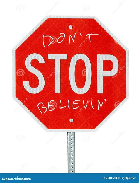 Stop Sign with Graffiti on it Has Clip-path Stock Photo - Image of reflective, white: 7981584