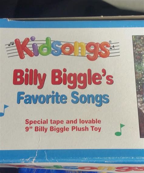 The Kid Songs TV show Billy Biggle 9" Plush Doll Figure & My favorite songs VHS | #1876197263