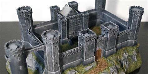 Crusader Castle | Castle, 3d printing technology, Fine sand