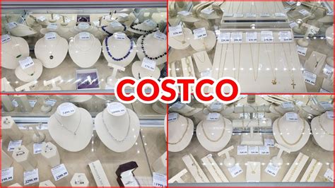 COSTCO JEWELRY SHOPPING DIAMOND GOLD EARRINGS NECKLACES RINGS - YouTube