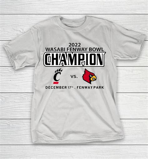 Louisville Fenway Bowl Champions Fenway Park 2022 Shirts in 2023 ...