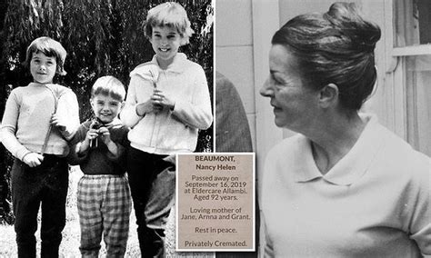 Mother of the missing Beaumont children dies aged 92 | Daily Mail Online