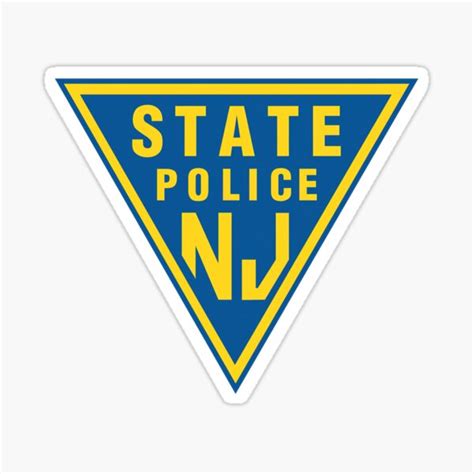 "New Jersey State Police logo - badge, patch, shield, emblem" Sticker for Sale by Osprey34 ...