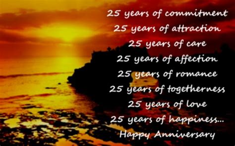 25th Anniversary Wishes: Silver Jubilee Wedding Anniversary Quotes – WishesMessages.com