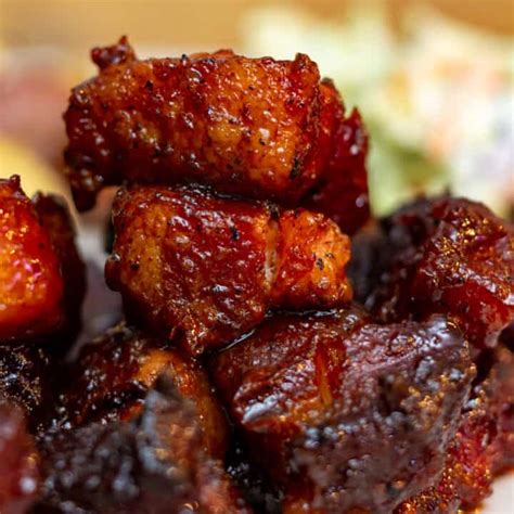 Smoked Pork Belly Burnt Ends aka Candied Pork Belly