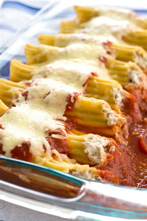 Beef Manicotti - Food Fanatic