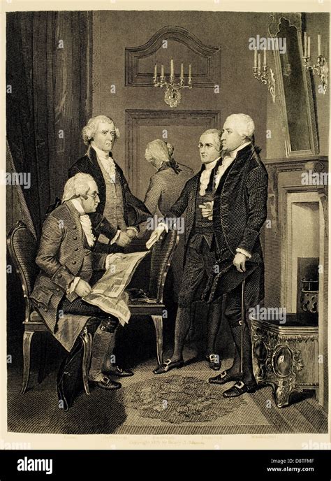 Members of George Washington's First Government Cabinet, February 1789, by Alonzo Chappel ...