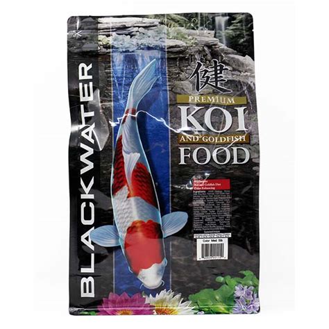 Blackwater Color Enhancing Premium Koi and Goldfish Food, Medium ...