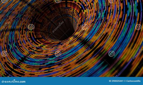 Color tunnel stock illustration. Illustration of concept - 290025441