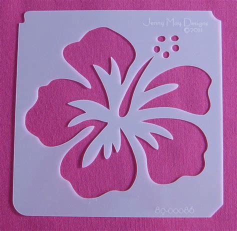 free printable hibiscus flower template - printable hibiscus paper ...