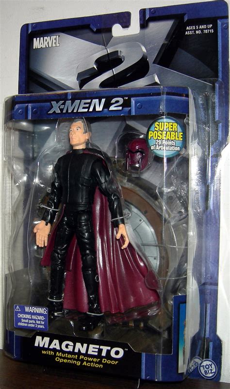 Magneto X2 X-Men 2 United Action Figure with Mutant Power Door Opening ...