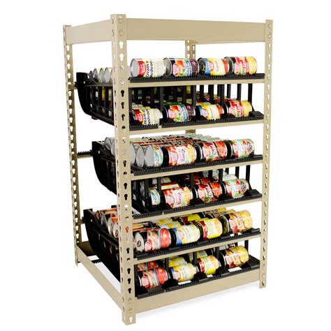 First-In/First-Out (FIFO) Canned Food Storage Shelf (200+ Capacity ...