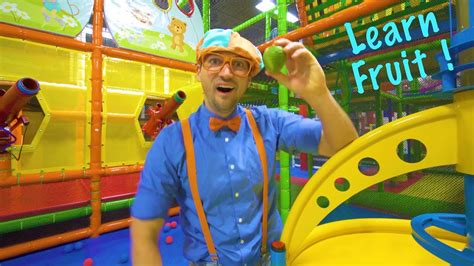 Play at the Play Place with Blippi | Learn Fruit and Healthy Eating for ...