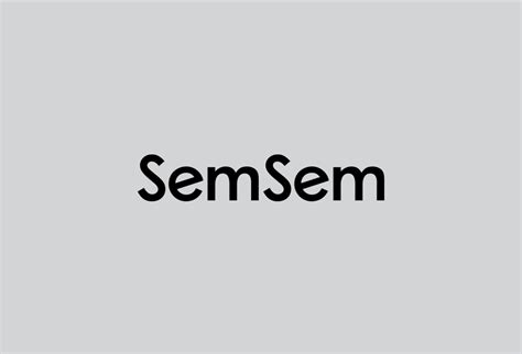 Sem Sem by Noë & Associates | Logo design, Typography, Home decor decals