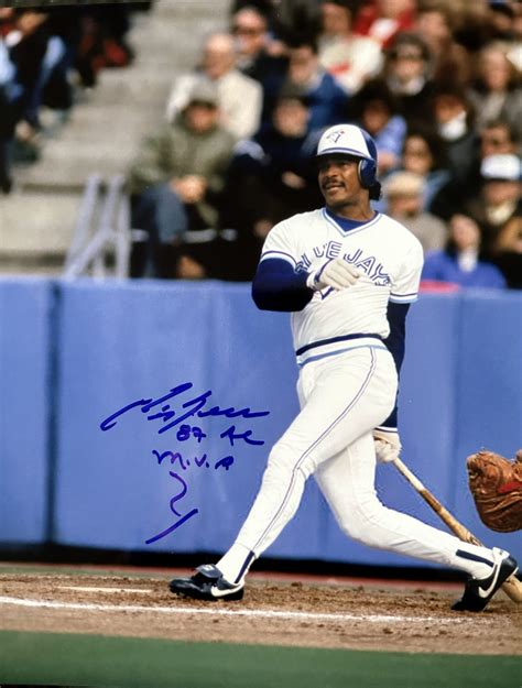 George Bell Photo signée 8×10 AL MVP -1 – Expos Fest