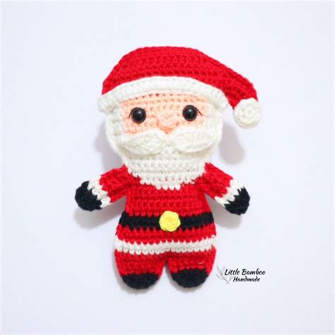 Santa Claus Ornament amigurumi pattern - Amigurumi.com