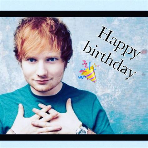 Ed Sheeran's Birthday Celebration | HappyBday.to