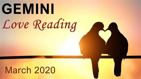 GEMINI LOVE READING - MARCH 2020 "A DIVINE NUDGE GEMINI" Tarot Forecast ...