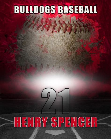 Baseball Banner Template - Etsy