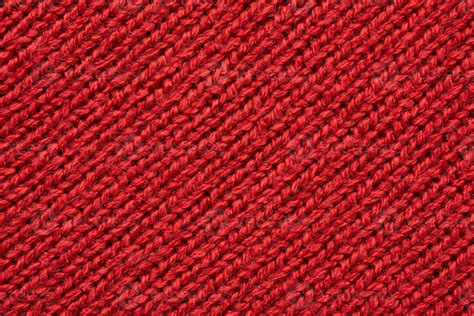 Red knitted cloth wool texture surface background 12801816 Stock Photo ...