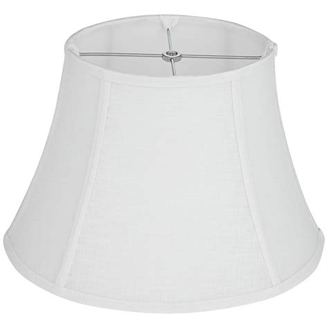 White Oval Lamp Shade 7/9x13/15x10.5x10 (Spider) - #405X4 | Lamps Plus