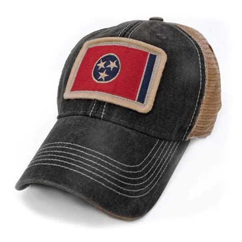 Tennessee Flag Patch Trucker Hat, Camoflauge | S.L. Revival Co