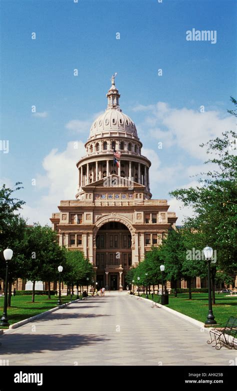 Austin Texas USA State Capitol Stock Photo - Alamy