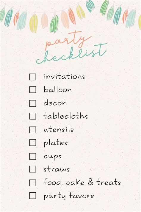 Planning A Birthday Party Checklist - Casey Wiegand of The Wiegands