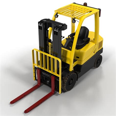 forklift plastic pallet modeled 3d max