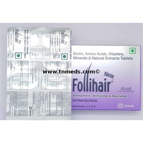 Follihair; | Buy Follihair From SaveonMedicines.com | Buy Follihair from tnmeds.com, View Uses ...