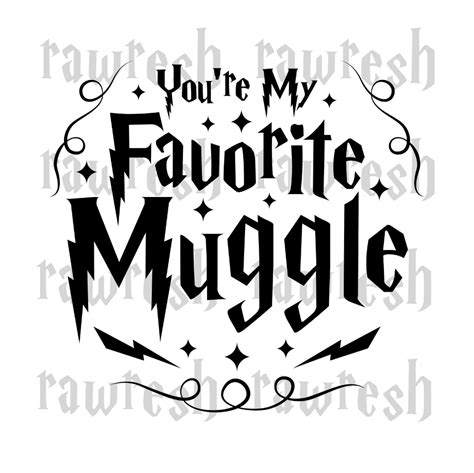 You're My Favourite Muggle Harry Potter Inspired Quote | Etsy | Harry ...